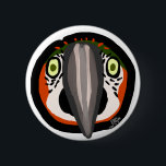 Watermelon birb "Kiwi" 6 Cm Round Badge<br><div class="desc">Watermelon birb "Kiwi" button
It is a popular bird on the Internet.</div>