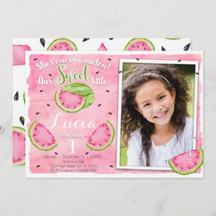 Watermelon Birthday Invitation