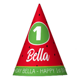 Watermelon Birthday Party Hat