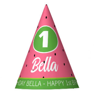 Watermelon Birthday Party Hat