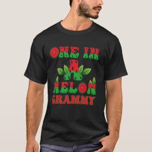 Watermelon Birthday Party One In A Melon Grammy T-Shirt