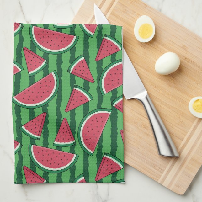 Watermelon Birthday Party Tea Towel (Quarter Fold)