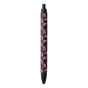 Watermelon Black Ink Pen