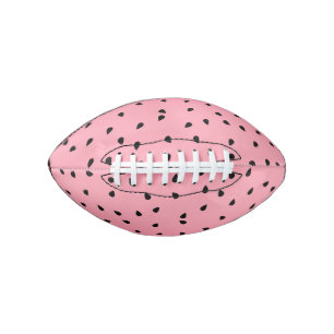 Watermelon Black Seeds Summer Vibes Juicy Pink American Football