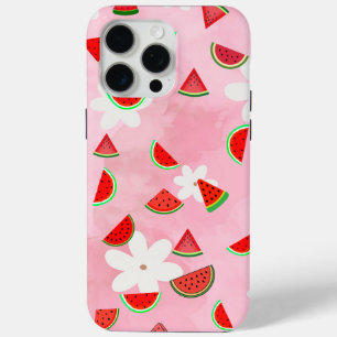 Watermelon Bloom – Fun Summer Floral Pattern" iPhone 15 Pro Max Case