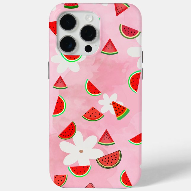 Watermelon Bloom – Fun Summer Floral Pattern" Case-Mate iPhone Case (Back)