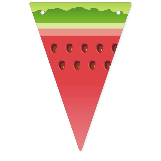 Watermelon Bunting (First Flag)