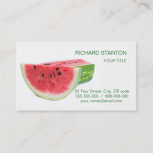 Watermelon Business Card