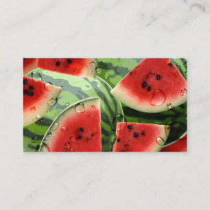 Watermelon Business card Indestructible Paper