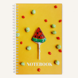 Watermelon Candy Cute Fun  Notebook