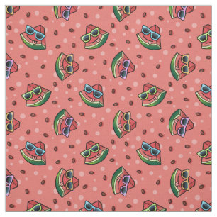 Watermelon Cartoon Pattern Fabric