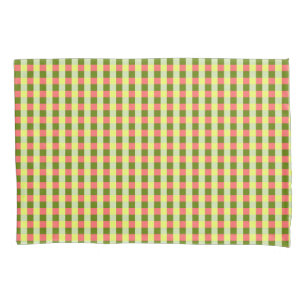 Watermelon Check Pillowcase
