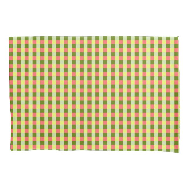 Watermelon Check Pillowcase (Front)