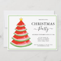 Watermelon Christmas Party