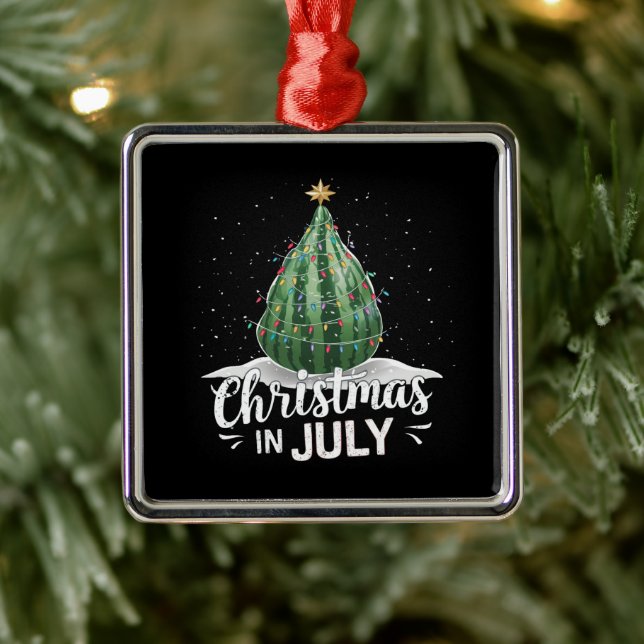 Watermelon Christmas Tree Christmas In July Summer Metal Tree Decoration (Tree)