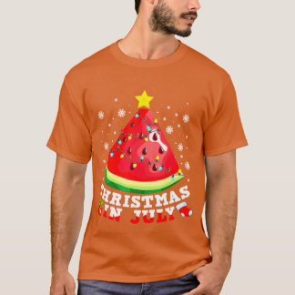 Watermelon Christmasree Christmas In July boy T-Shirt