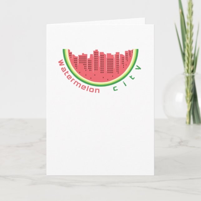 Watermelon City Card (Front)