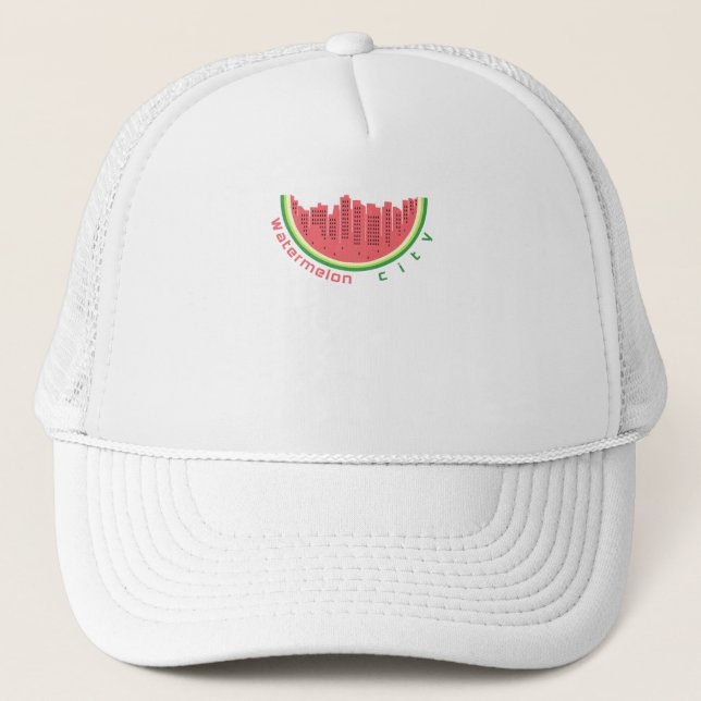 Watermelon City Trucker Hat (Front)