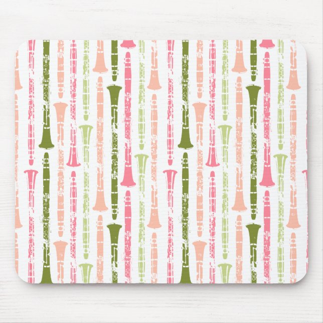 Watermelon Clarinet Mouse Mat (Front)