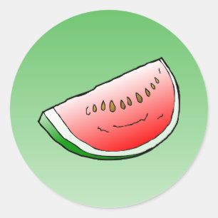 Watermelon - Classic Round Sticker