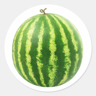 Watermelon Classic Round Sticker
