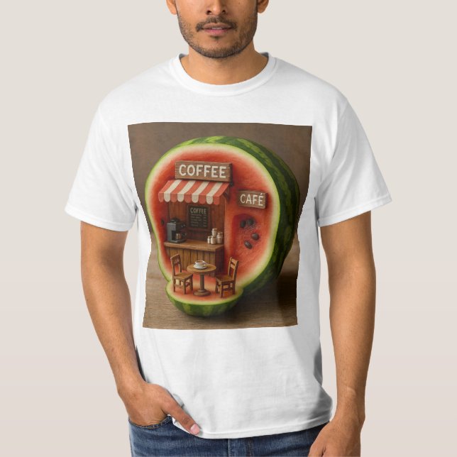 Watermelon coffee T-Shirt (Front)