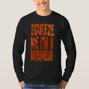 Watermelon Costume Halloween Fruit Slice Squeeze T-Shirt