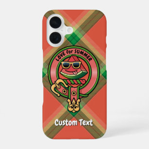 Watermelon Crest over Tartan Case-Mate iPhone Case