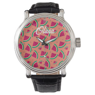 Watermelon Custom Name Watch
