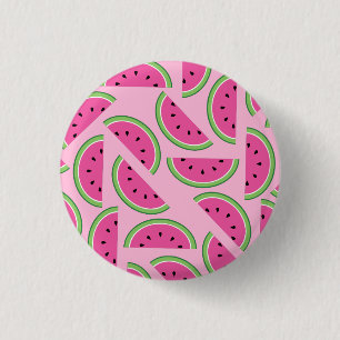 Watermelon Cute 1st Birthday Button Pin