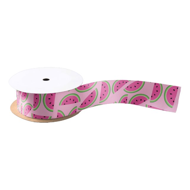 Watermelon Cute Fruit Sweet Ribbon Satin Ribbon (Spool)