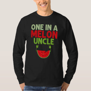 Watermelon Designs For Uncle Dad Summer Fruit Eate T-Shirt
