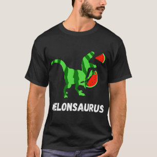 Watermelon Dinosaurs Summer Fruit Funny Melon Saur T-Shirt