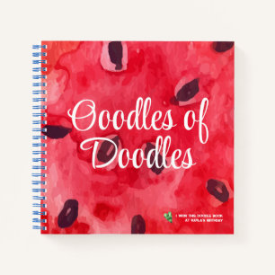 Watermelon Doodle Notebook