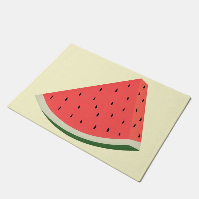 Watermelon Doormat - Your Colors (Angled)