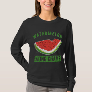 Watermelon Eating Champ Funny Summer Fruit Lover G T-Shirt