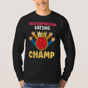 Watermelon Eating Champ Melon Contest Competition T-Shirt