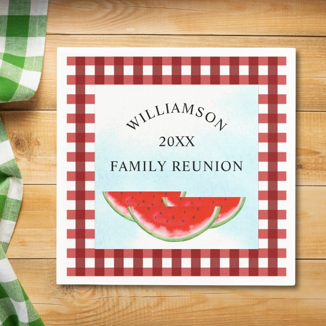 Watermelon Family Reunion Napkin (Creator Uploaded)