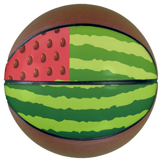 Watermelon Flag Basketball Zazzle.co.uk
