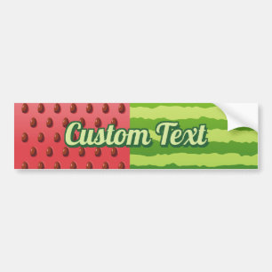 Watermelon Flag Bumper Sticker