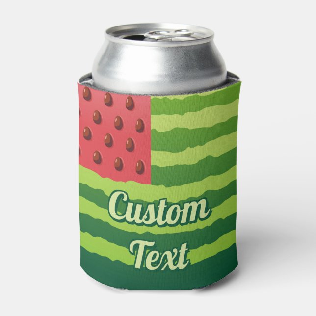 Watermelon Flag Can Cooler (Can Front)