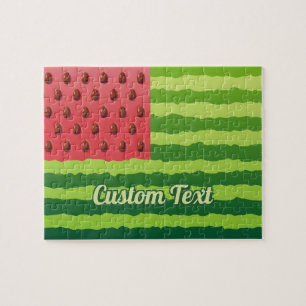 Watermelon Flag Jigsaw Puzzle