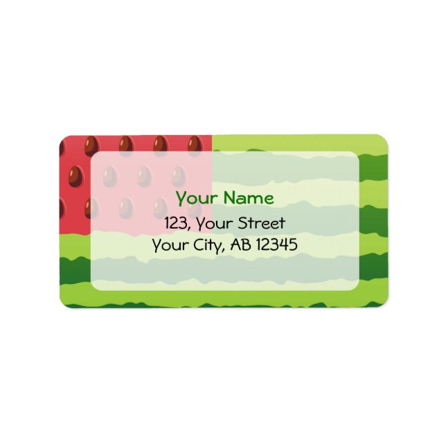 Watermelon Flag Label (Front)