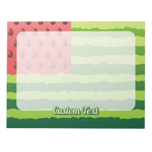 Watermelon Flag Notepad