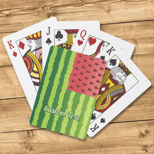 Watermelon Flag Playing Cards