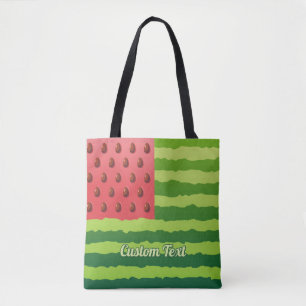 Watermelon Flag Tote Bag