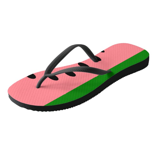 Watermelon Flip Flops (Angled)