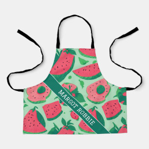 Watermelon Floral Colourful Personalised Pattern Apron