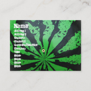 Watermelon Football / Soccer Ball Business Card