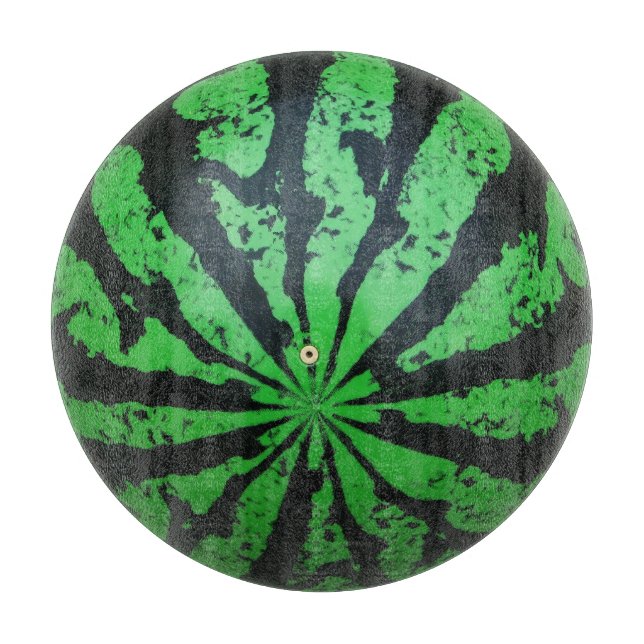Watermelon Football / Soccer Ball Cutting Board (Front)